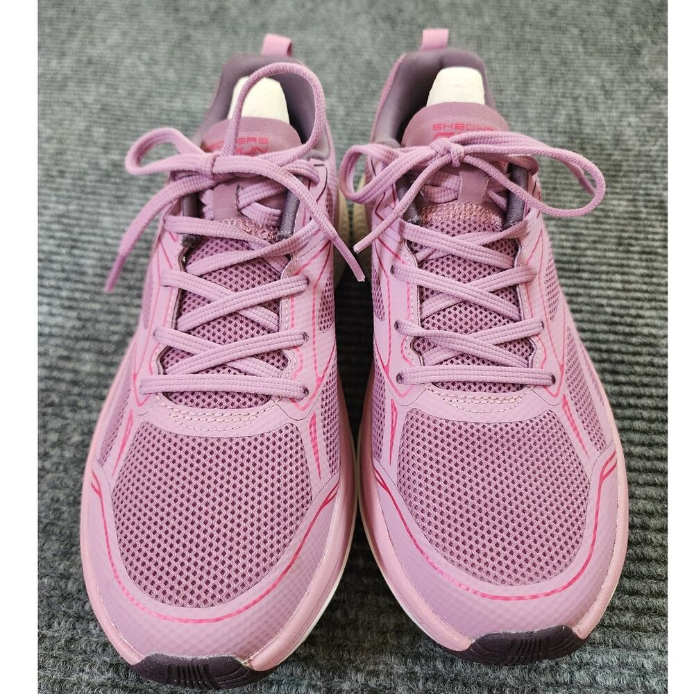 Skechers Womens Size 8.5 GoRun Elevate 2.0 Allaire SKX Pink Sneakers Air Cooled - Picture 4 of 12